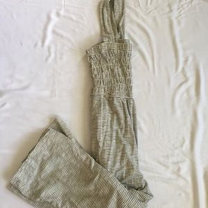 American Eagle Striped Jumpsuit